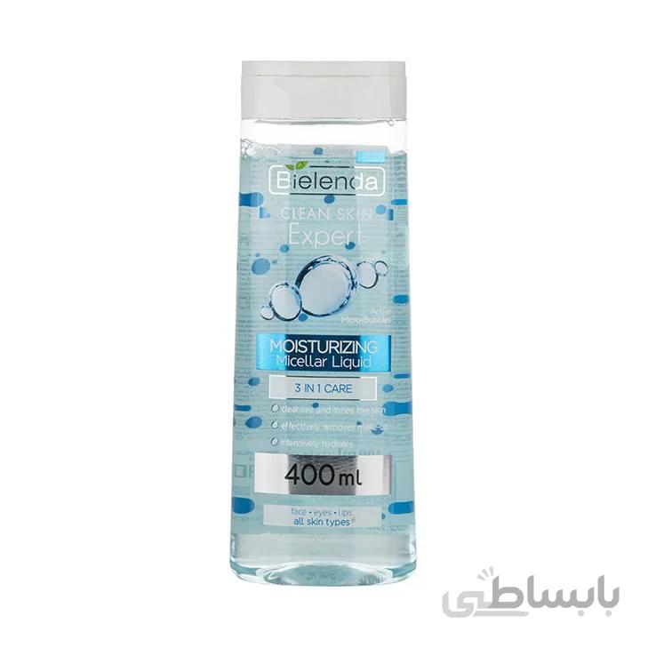 محلول پاک‌کننده آرایش انواع پوست بی یلندا مدل Moisturizing Micellar Liquid