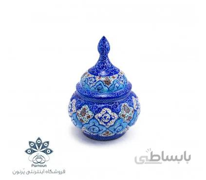 قندان میناکاری 16 سانتی