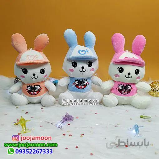 عروسک خرگوش کلاه دار