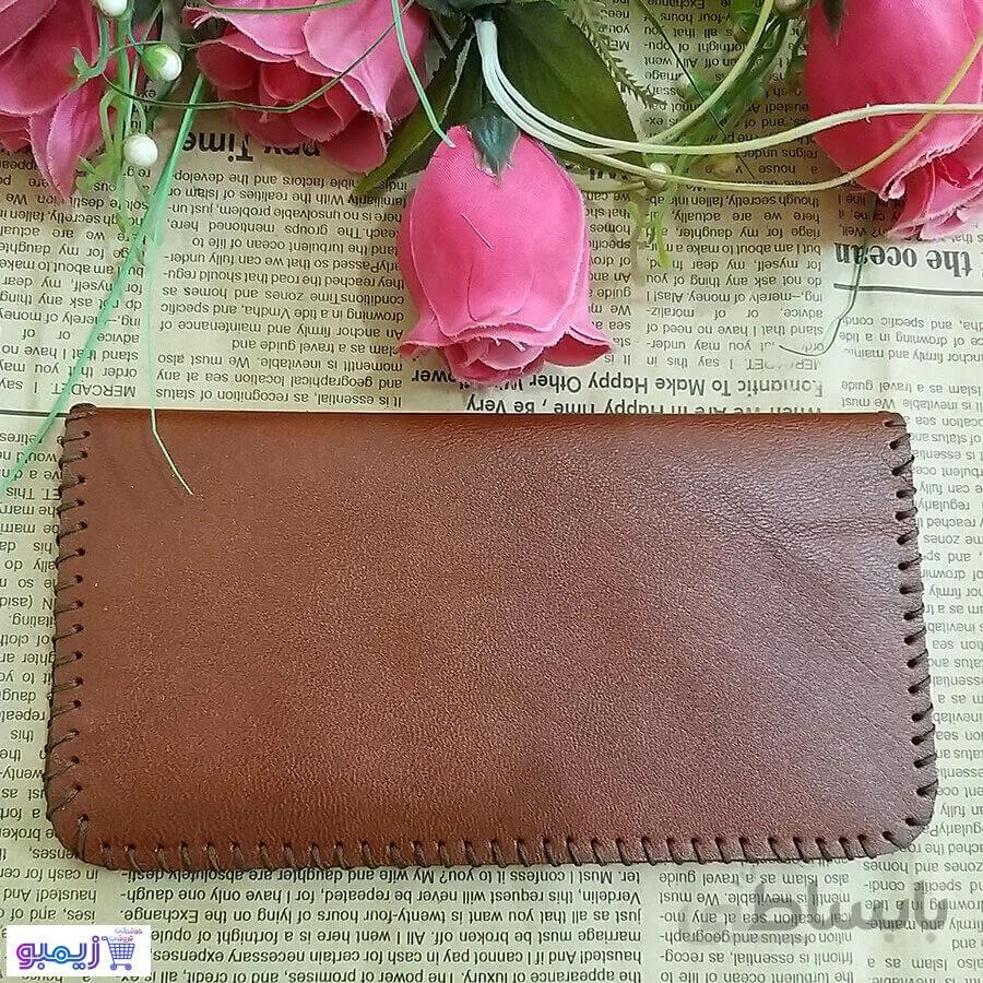 کیف پول دو لت چرمی
