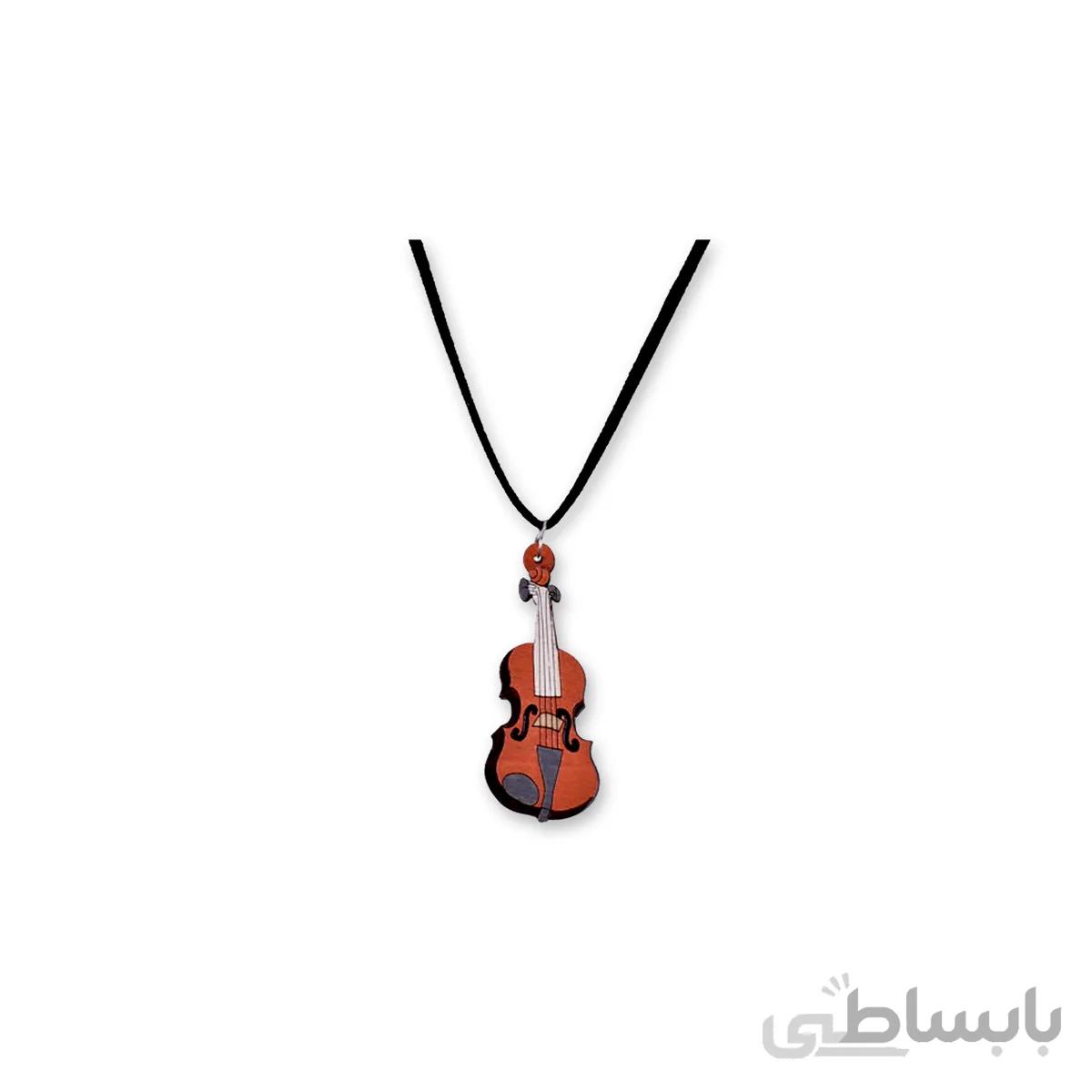 گردنبند طرح ویالون 01