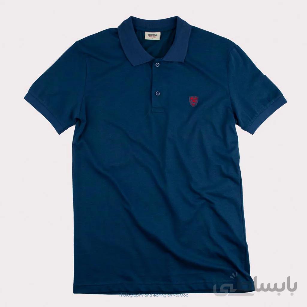 پولوشرت – Eden Time Polos Metallic Blue/Red Logo
