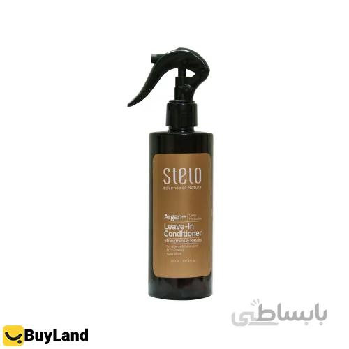 اسپری نرم کننده مو حاوی روغن آرگان استلو 300 میل ا Stelo Leave-in Conditioner Strengthens & Repairs Spray 300 ml