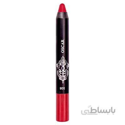 رژلب مدادی اسکار ۱۰۸ / OSCAR Chubby Lipstick Intense Moisturizing Lip Color