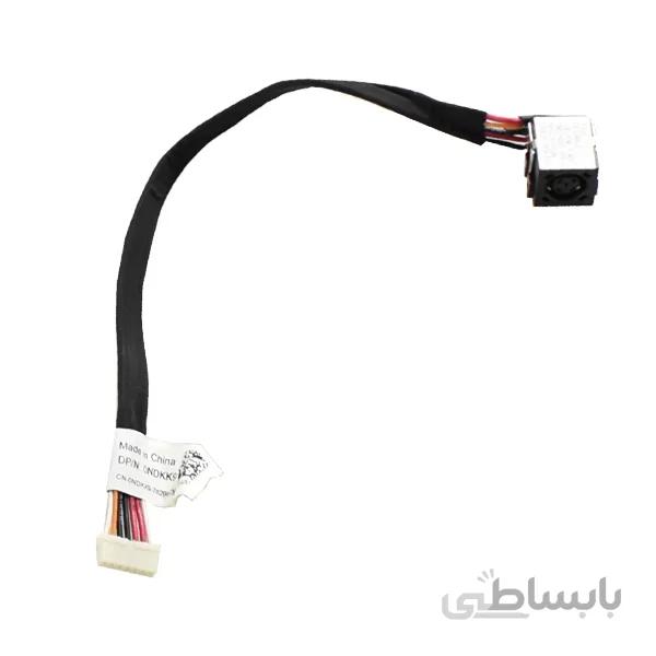 سوکت شارژ کد 5027 لپ تاپ دل E5420 ا Dell Latitude E5420 DC jack connector replacement