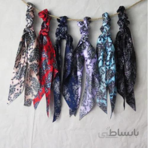 کش مو اسکرانچی آویز دار طرح بتجغه