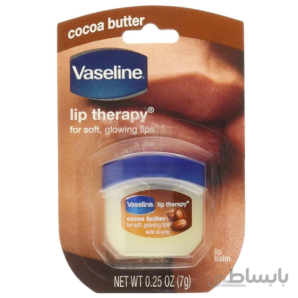 بالم لب وازلین مدل cocoa butter حجم 7گرم ا Vaseline lip balm cocoa butter model 7g