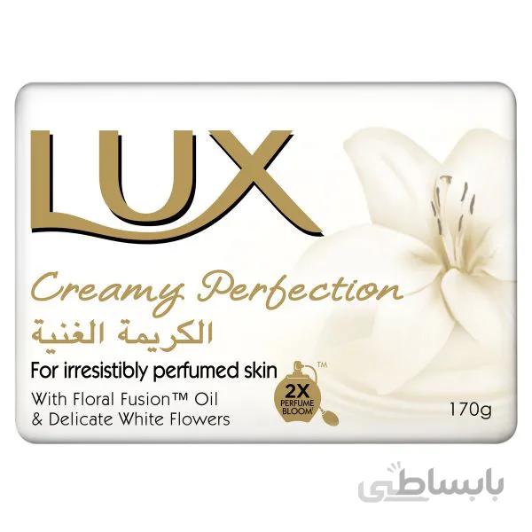 صابون لوکس ۱۷۰ گرم با رایحه گلهای سفید و روغن اساسی – برای پوست معطر صاف