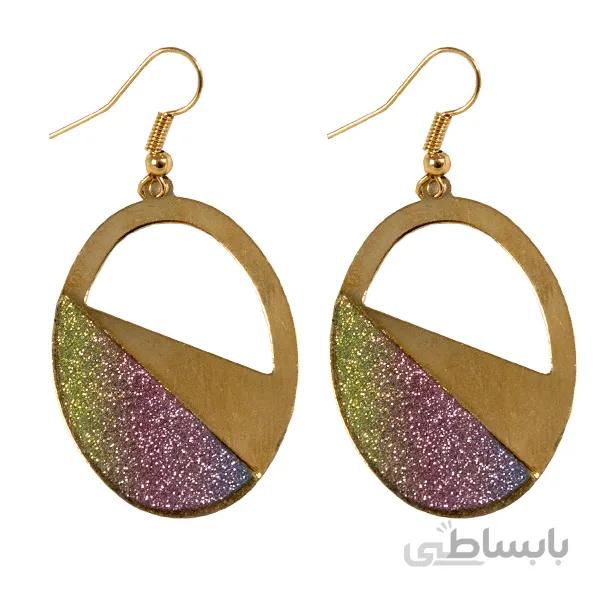 گوشواره شاین بیضی مدل shine 2