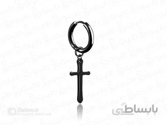 پیرسینگ میخی طرح صلیب 12310