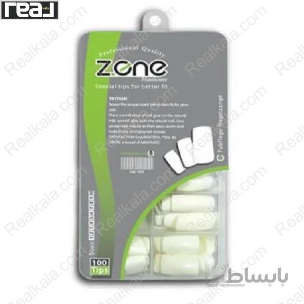 تیپ کاشت ناخن 100 عددی زد وان (سفید) Z-One Nail Extension