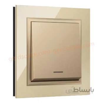 کلید پریز مدل پلکسی بژ ایران الکتریک ا iran electric plexi model beige