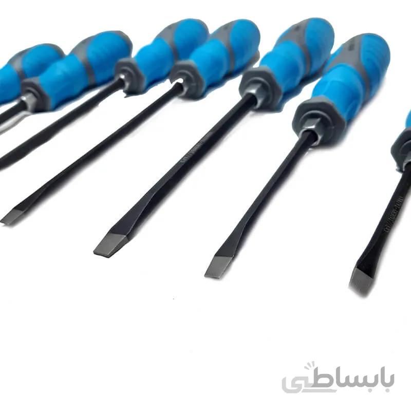 پیچ گوشتی ضربه خور 6*150 دو سو جادری
