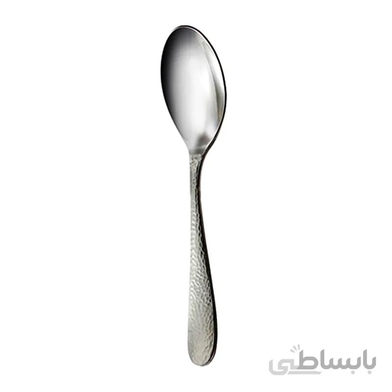 قاشق سرو خورش ناب استیل طرح واریان (1 پارچه)