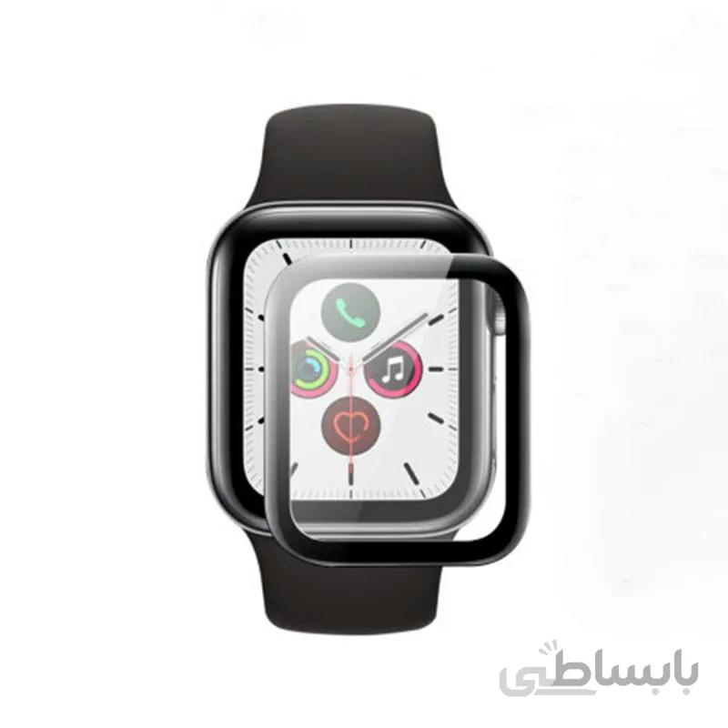 محافظ صفحه نمایش(گلس) تمام صفحه ساعت هوشمند apple watch S6 40mm