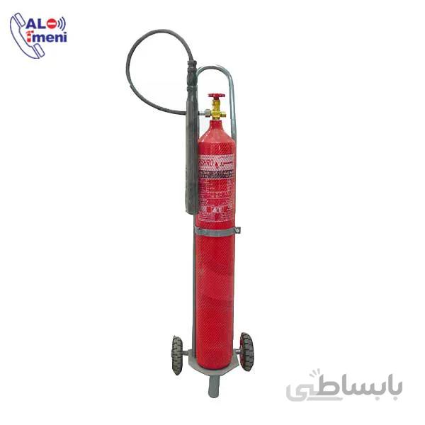 کپسول 9 کیلویی co2 چرخدار پیشرو