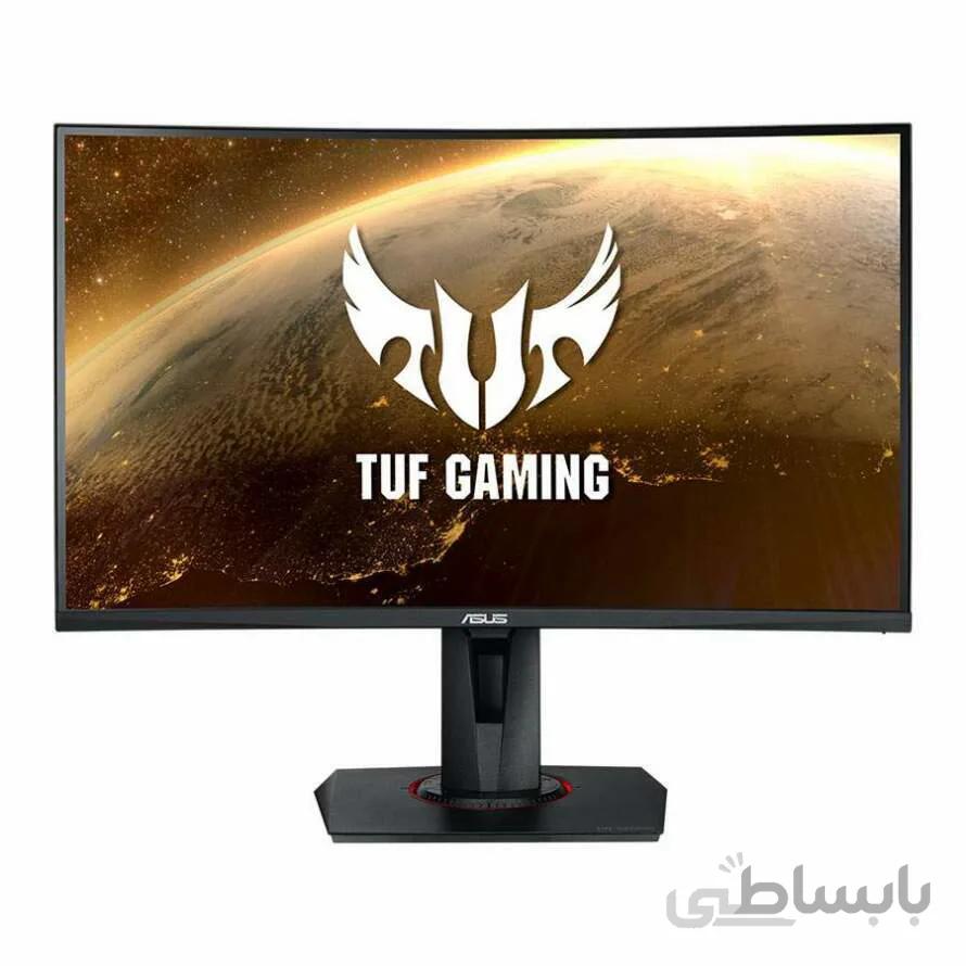 مانیتور خمیده گیمینگ 27 اینچ ایسوس مدل TUF GAMING VG27WQ ا ASUS TUF GAMING VG27WQ 27Inch WQHD Curved Gaming Monitor