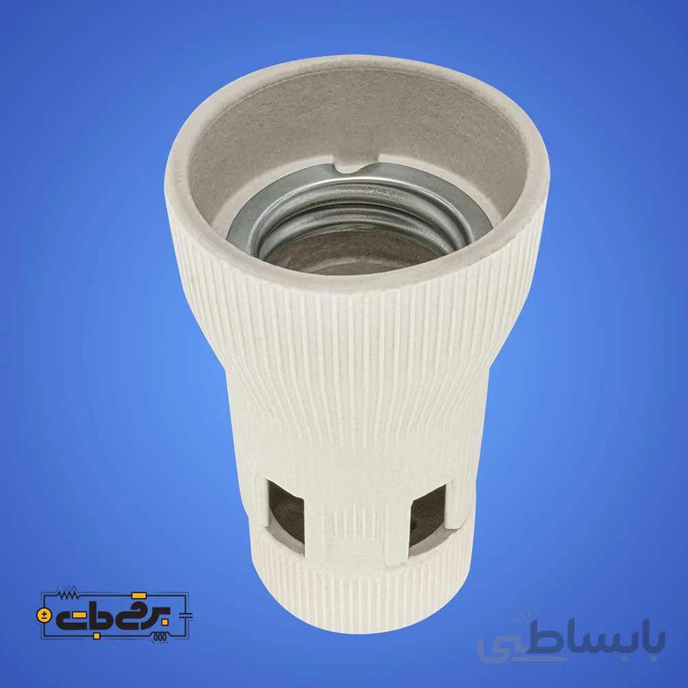 سرپیچ سرامیکی E40 با راکورد پلاستیک