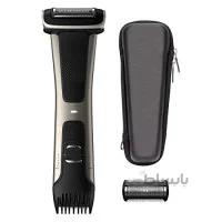 ماشین اصلاح بدن فیلیپس BG7040 ضدحساسیت پوست، ضد آب (قابل استفاده زیر دوش )، ماشین اصلاح و صفر زن با تیغهای قابل تعویض، رنگ نقره ای