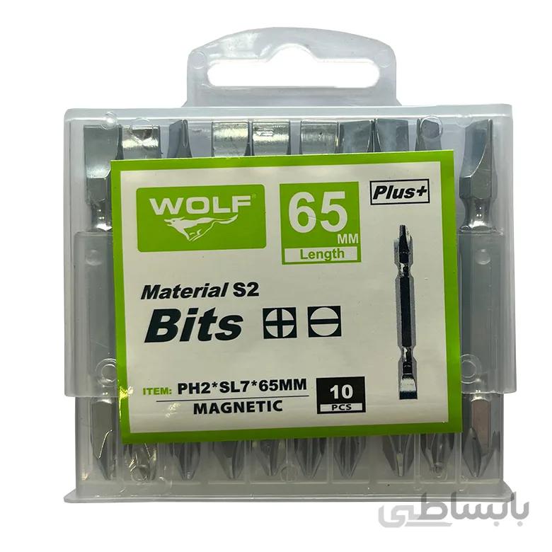 سری پیچ گوشتی ولف مدل PH2-SL6 بسته 10 عددی
