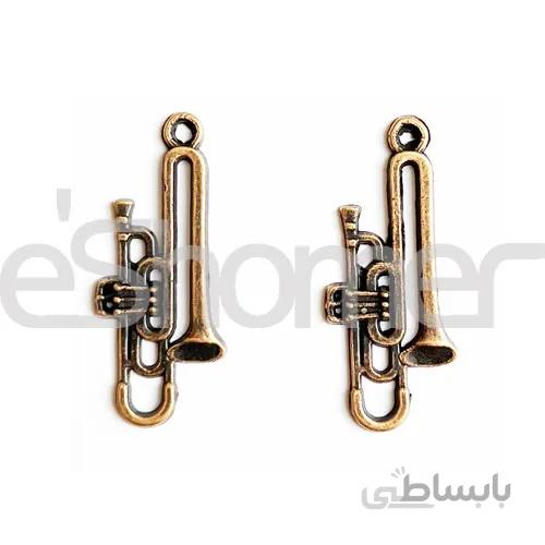 خرج کار برنزی آویزی kkb1004 بسته 2 عددی