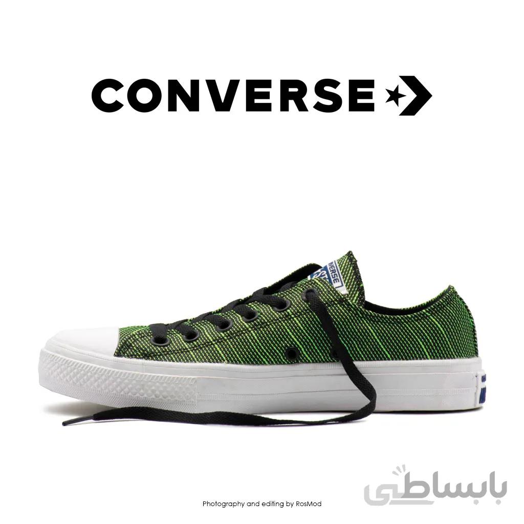 کتانی کانورس چاک تیلور 2 – Converse Chuck Taylor 2 Knit Ox Green