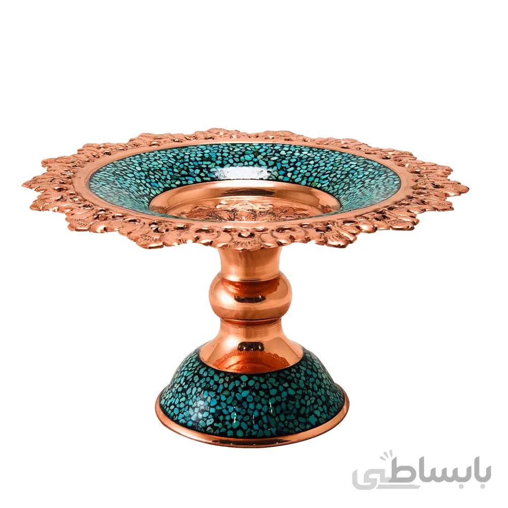 شیرینی خوری فیروزه کوبی مدل شبکه بری قطر 20 سانتی