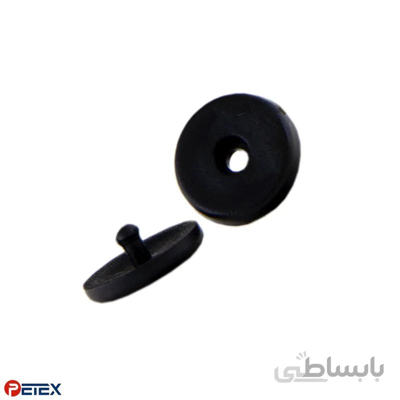 دکمه نگهدارنده زبانه کمربند رنگ مشکی