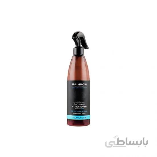 سرم دوفاز تقویت کننده مو رینبو حاوی ماکادمیا و بیوتین Rainbow حجم 400 میل