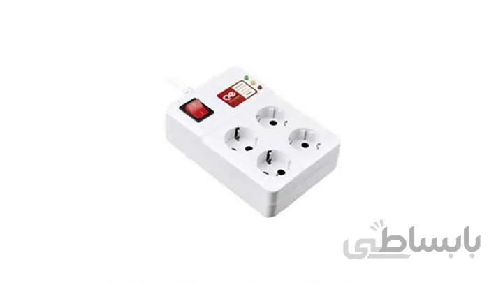محافظ 4 خانه کامپیوتر آنالوگ با کابل 5 متری برند پارت الکتریک کد 773