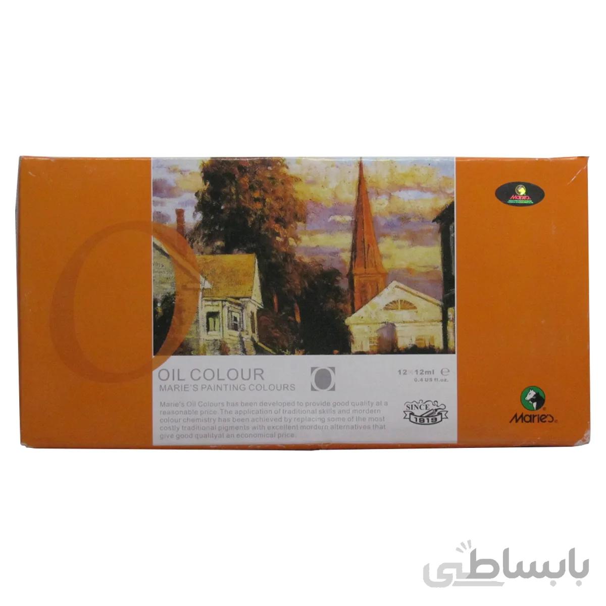 رنگ روغن آرتیست 12 رنگ ماریس
