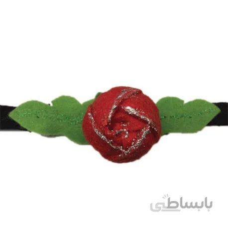 قلاده گلدار نمدی پرس پت