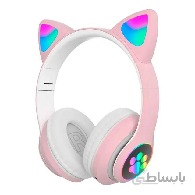 هدفون بی سیم بلوتوثی گربه ای مدل VZV-25M CAT EAR