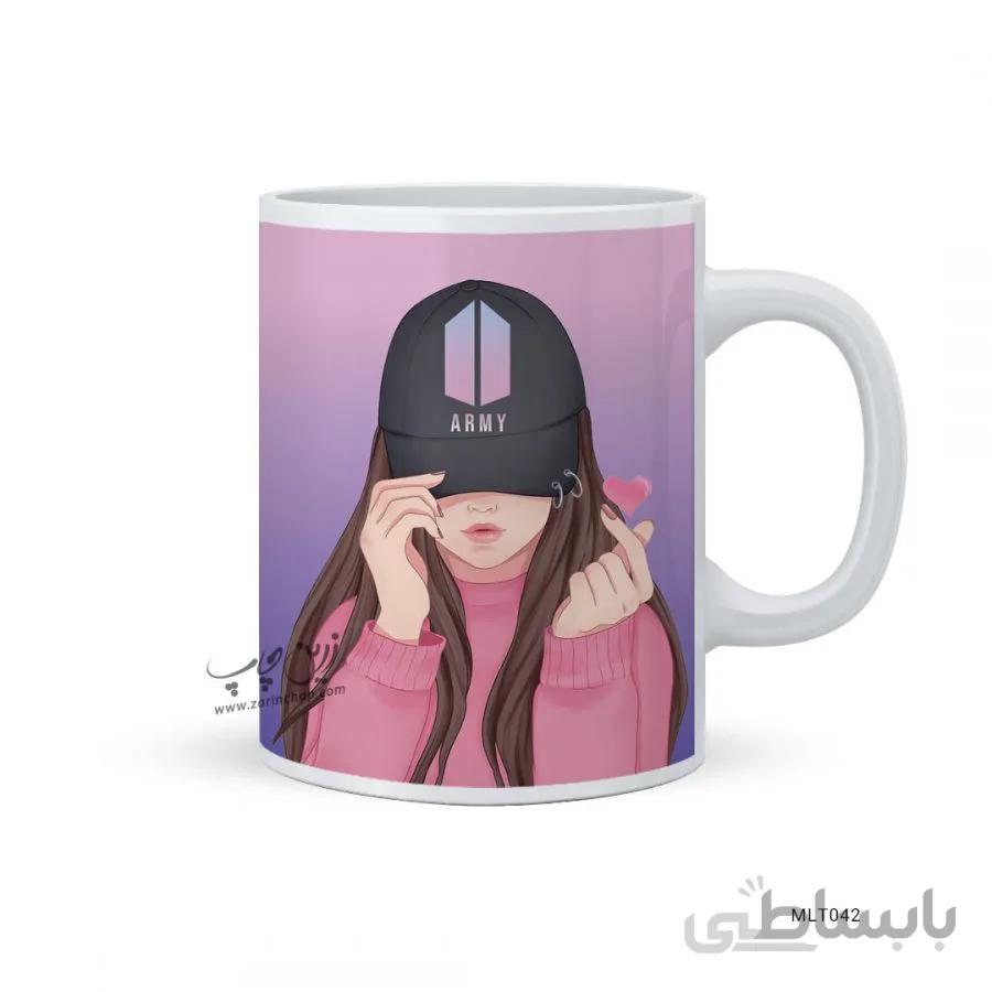 لیوان BTS طرح MLT042