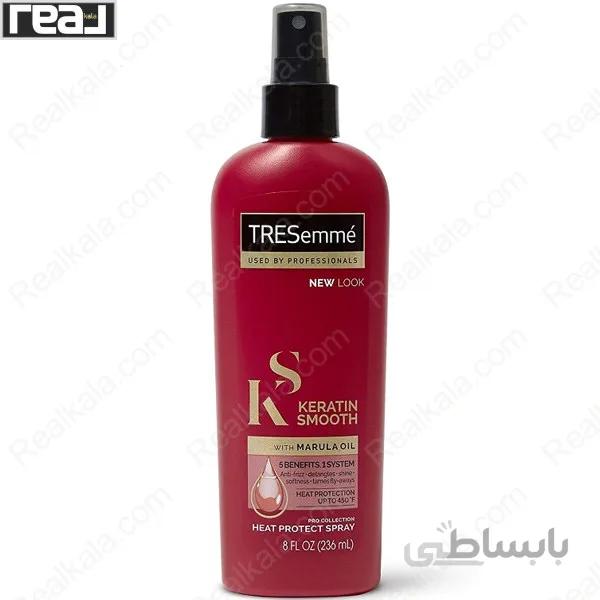 اسپری محافظ ضد حرارتی مو ترزمه TRESemme KERATIN SMOOTH HEAT PROTECT SPRAY 236ml