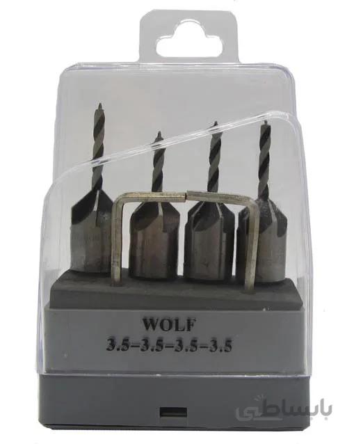 مته خزینه سایز 3.5 Wolf چهار عددی