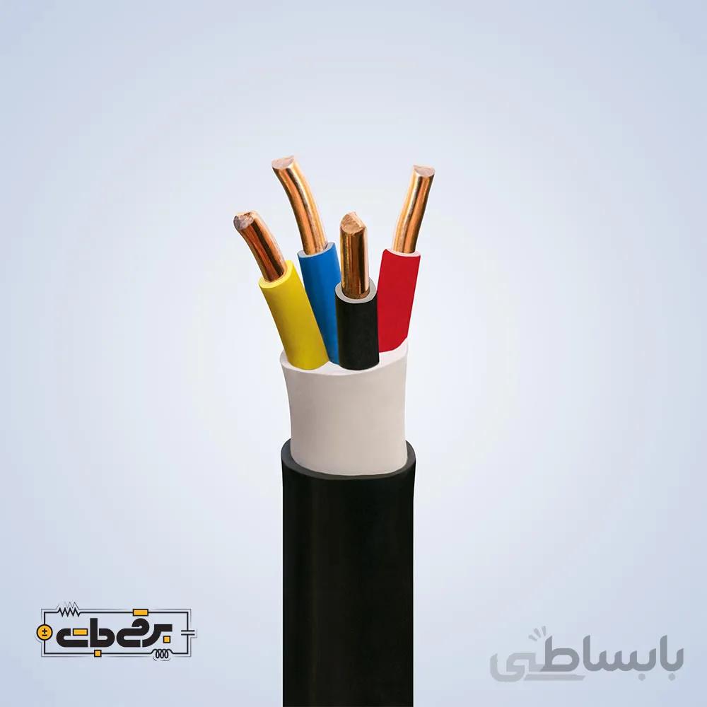 کابل مفتول 4 در 10 مس برند مازندران