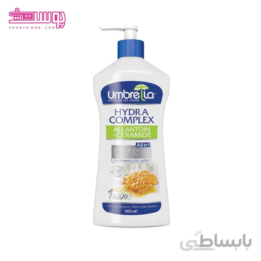 ژل کرم پمپی عسل آمبرلا حجم 600ml