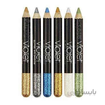 مداد چشم اکلیلی (گلیتری) ویولت Violet Glitter Eyeshadow Pencil