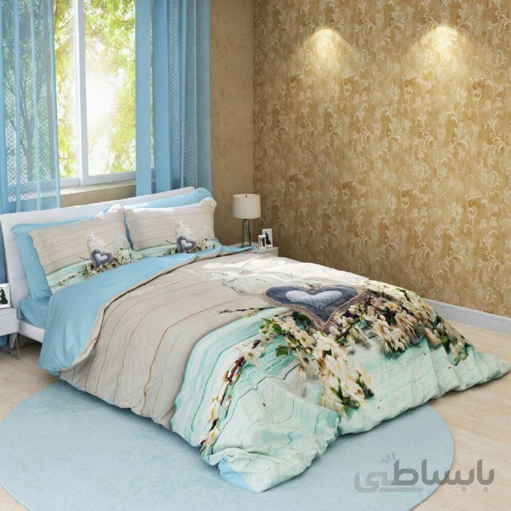 سرویس لحاف روتختی ترکسان کد D162 دو نفره ۶ تکه