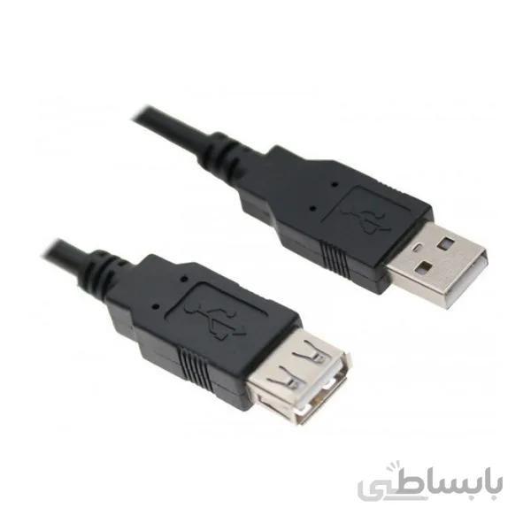 کابل افزایش طول USB کی مکس به طول 3 متر ا کابل افزایش طول USB کی مکس به طول 3 متر