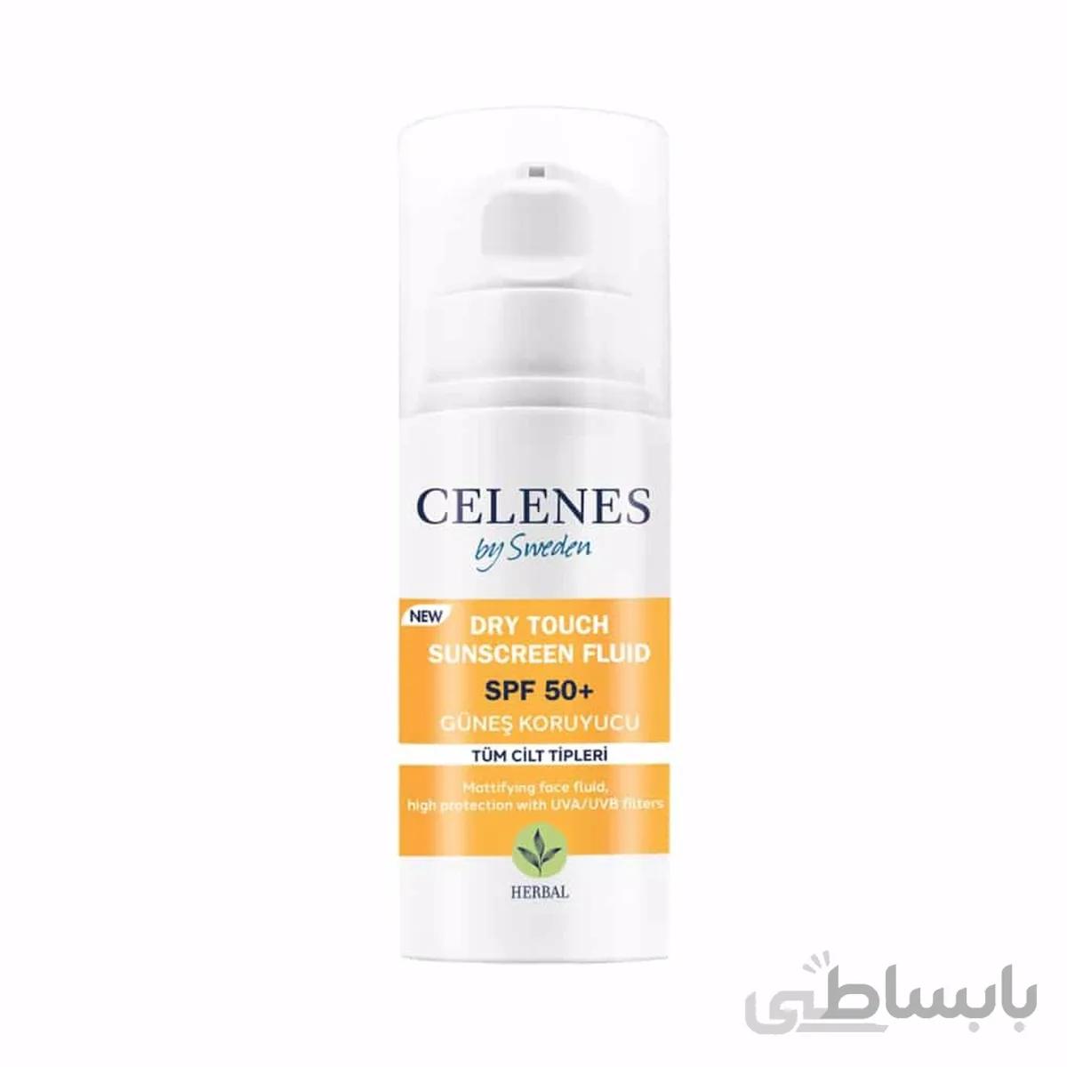 فلویید ضدآفتاب سلنس بی رنگ مناسب انواع پوست CELENES SPF50