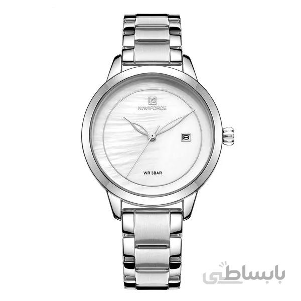 ساعت مچی نیوی فورس زنانه سیلور مدل 5008 Naviforce