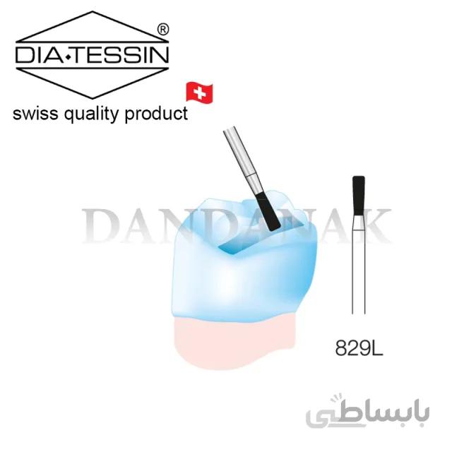 F 829L فرز الماسه چماغی بلند قرمز پرداخت (fine)