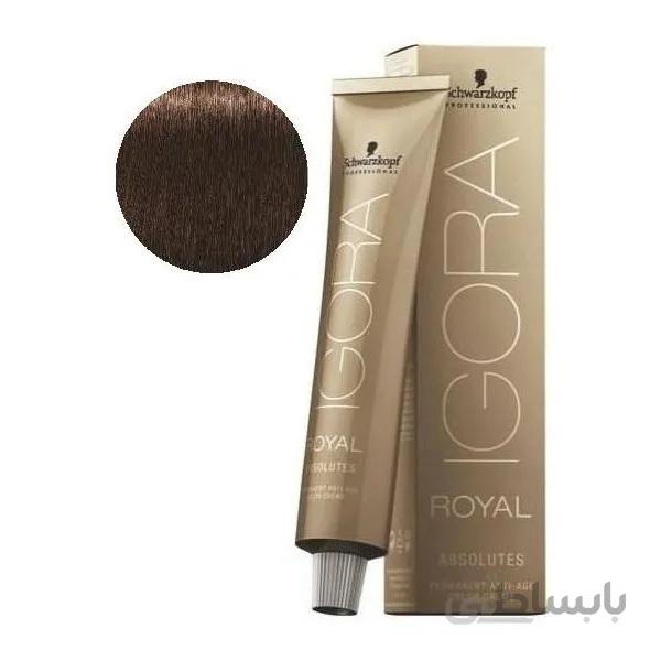 رنگ مو ایگورا (igora) قهوه ای روشن شکلاتی طبیعی شماره 5.60