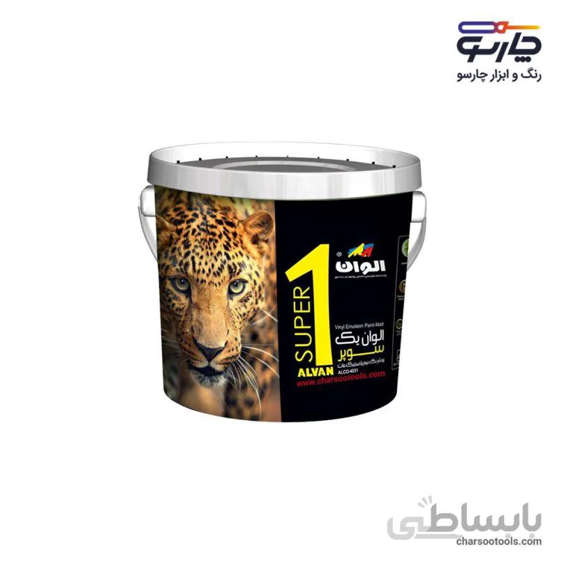 رنگ نیم پلاستیک درجه1 سوپر الوان 12کیلویی