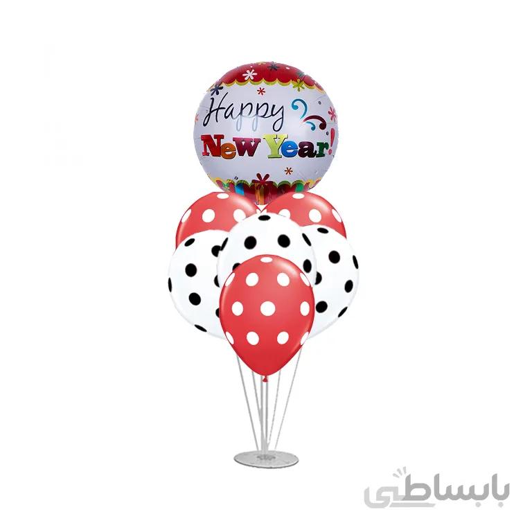 استند بادکنک 7 شاخه کریسمس مدل STA311