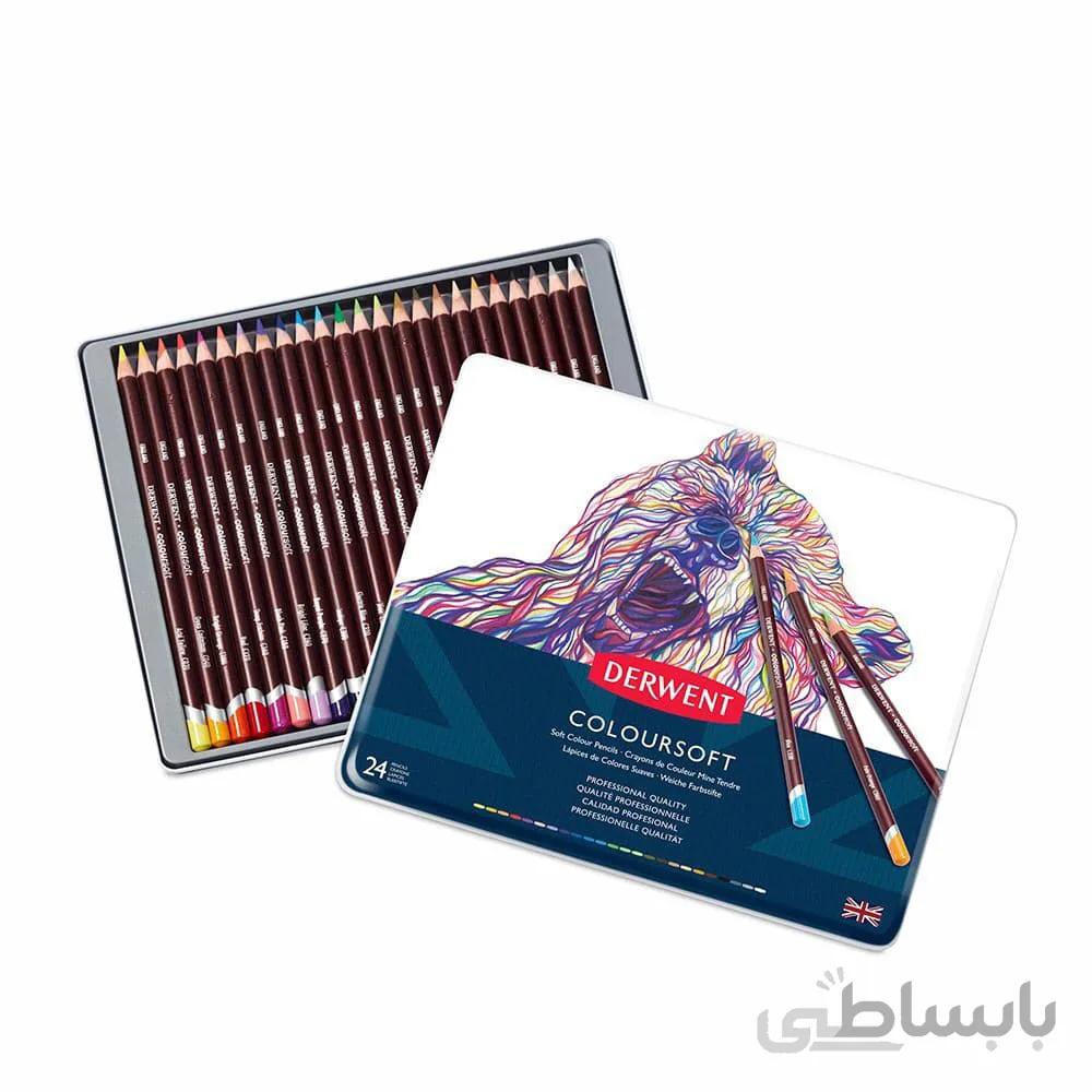 مداد رنگی کالرسافت 24 رنگ درونت