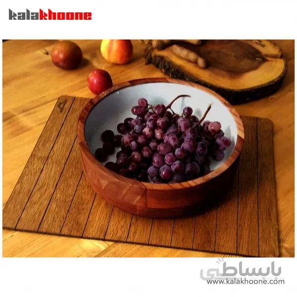زیر بشقابی چوبی آماهوم