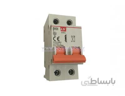 کلید مینیاتوری (mcb) دو پل / دو فاز 20 آمپر ، LS